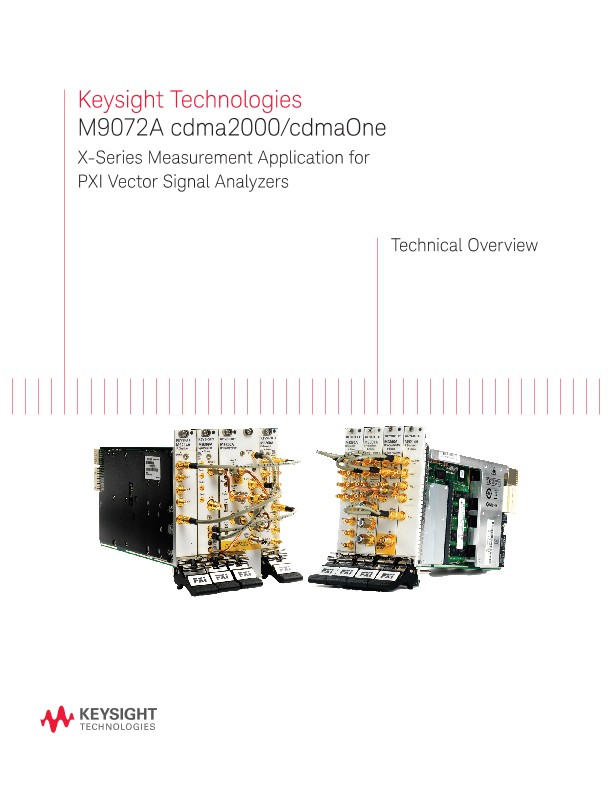 M A Cdma Cdmaone X Series Measurement Application For Pxi